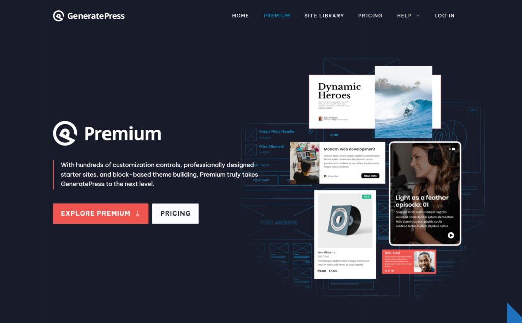 Theme GeneratePress Premium