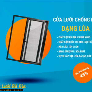 Cửa lưới chống muỗi dạng lùa